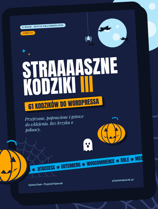 Okładka mini e-booka Straaaaszne kodziki III na tablecie